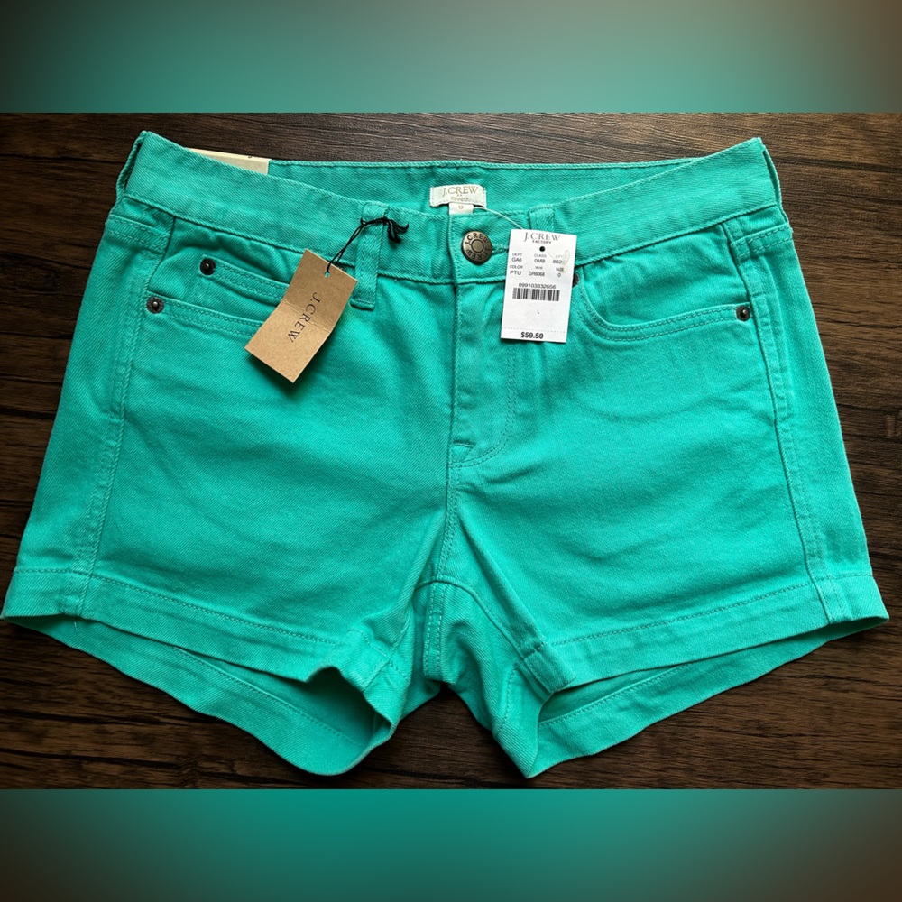 NWT J CREW City Shorts | Size 0